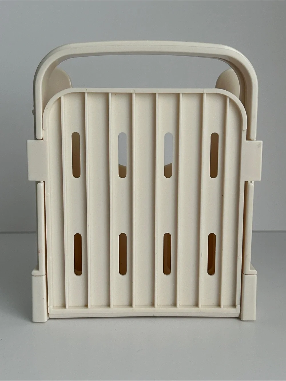 Cream Adjustable Plastic Bread Slicer Four width  - Home Organizer